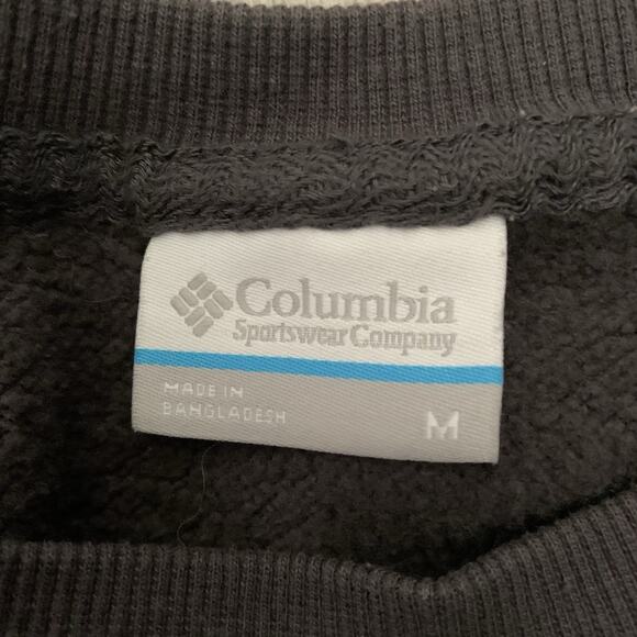 Columbia Sweatshirt Womens Size Medium GRAY Camo Logo Pullover XL5531 - Picture 2 of 7